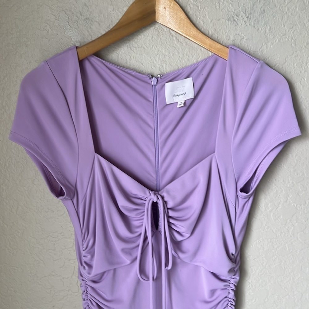 Cinq a sept purple Janis midi dress - Picture 6 of 13